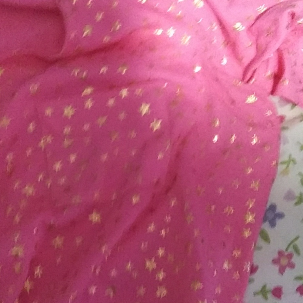 Pink shirt with shear back